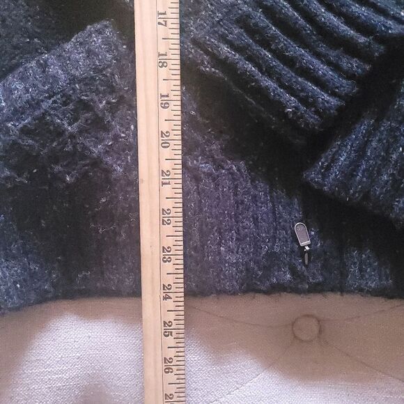 Royal Robbins Double Zip up Cable Knit Sweater Women’s Large Soft Wool Blend - Picture 10 of 10